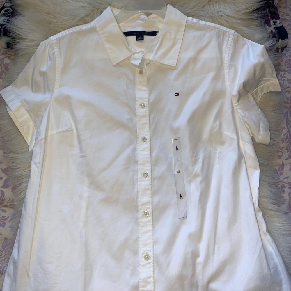 Women Tommy Hilfiger button top